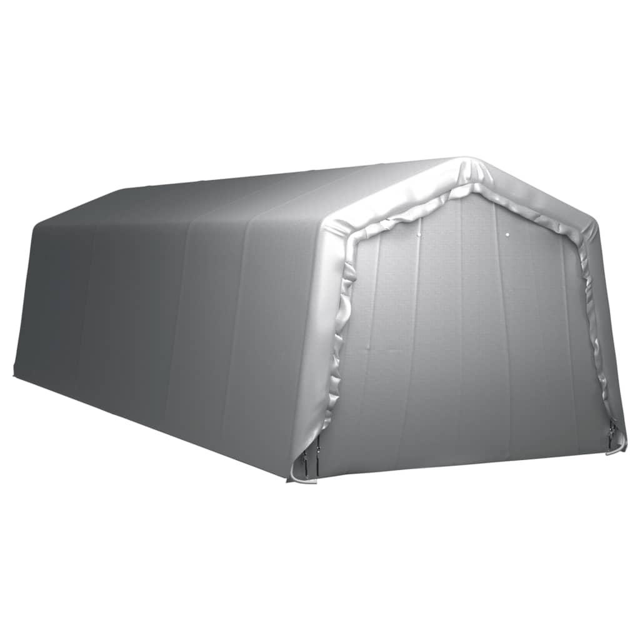 Voir la diapositive 4 : VIDAXL Tente de rangement 300x900 cm Acier Gris