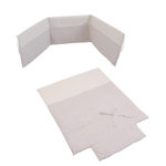 MICUNA set de linge Nordique 120x60 Nature Beige
