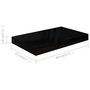Voir la diapositive 6 : VIDAXL Etagere murale flottante Noir brillant 40x23x3,8 cm MDF