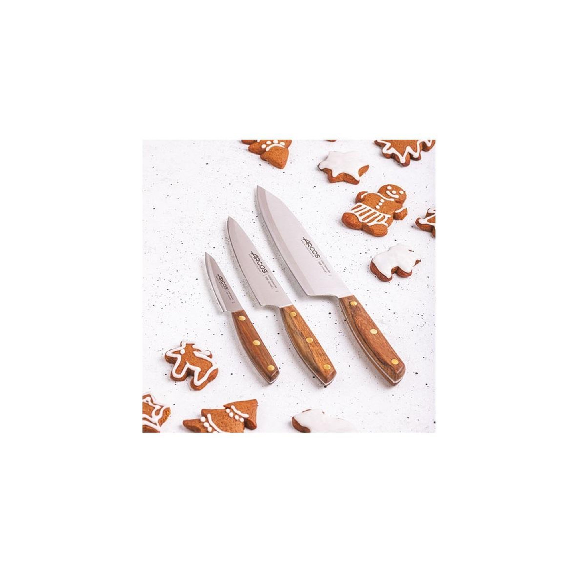 Voir la diapositive 3 : Arcos Coffret 3 couteaux inox - 167100
