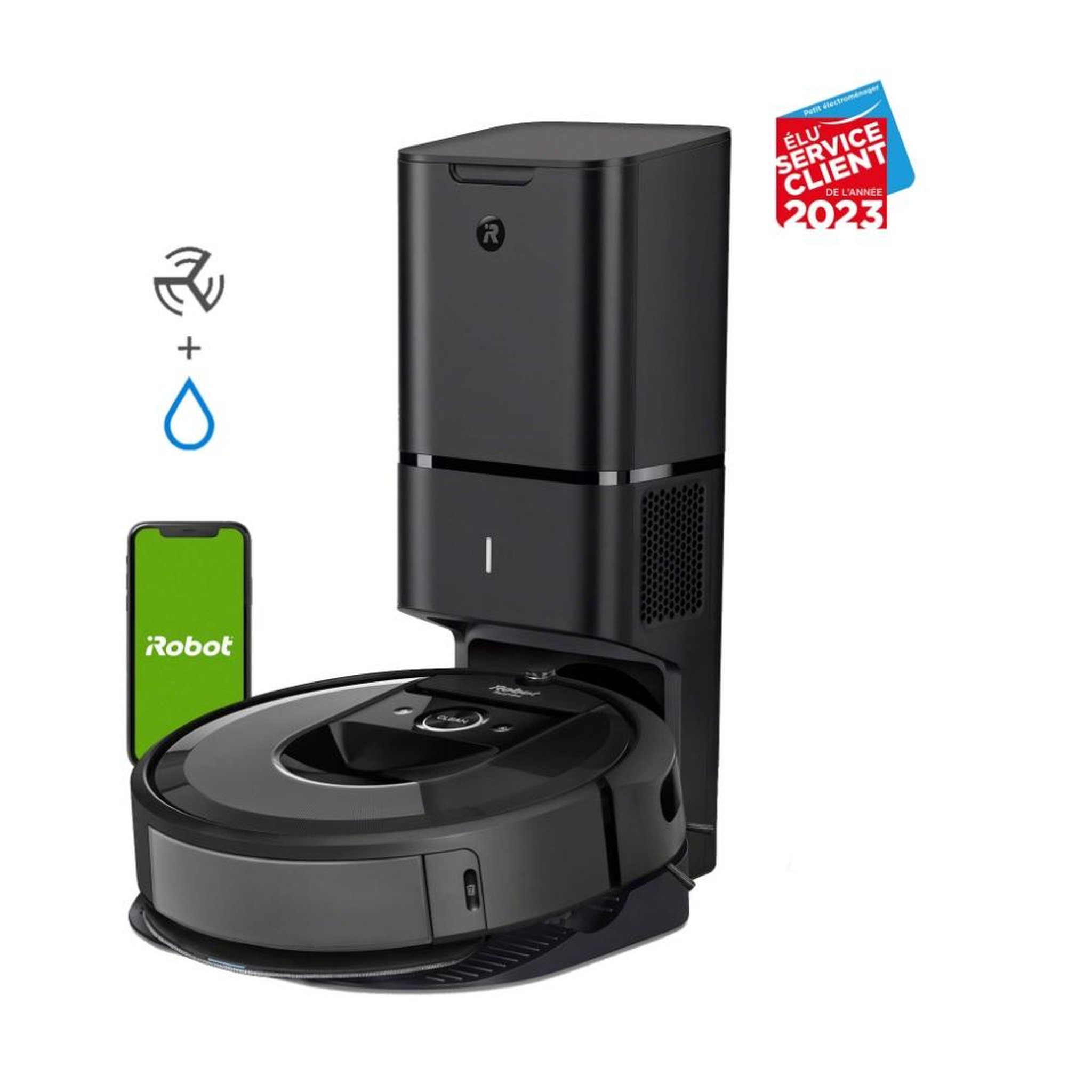 IROBOT Aspirateur/laveur robot connecté - I857840