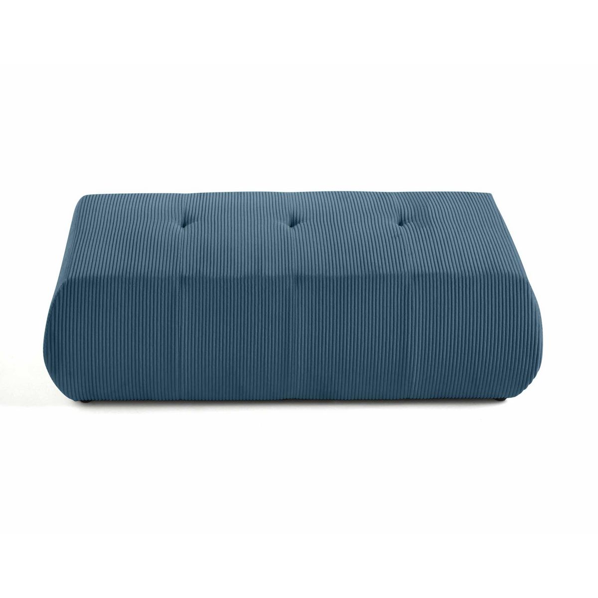 LISA DESIGN Onyx - pouf d'appoint - en velours côtelé