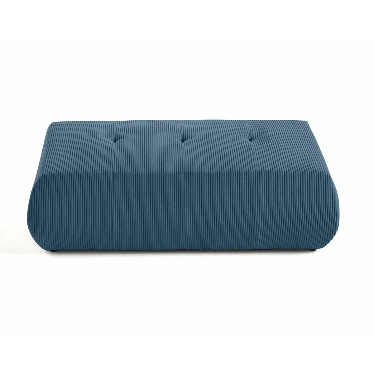 LISA DESIGN Onyx - pouf d'appoint - en velours côtelé