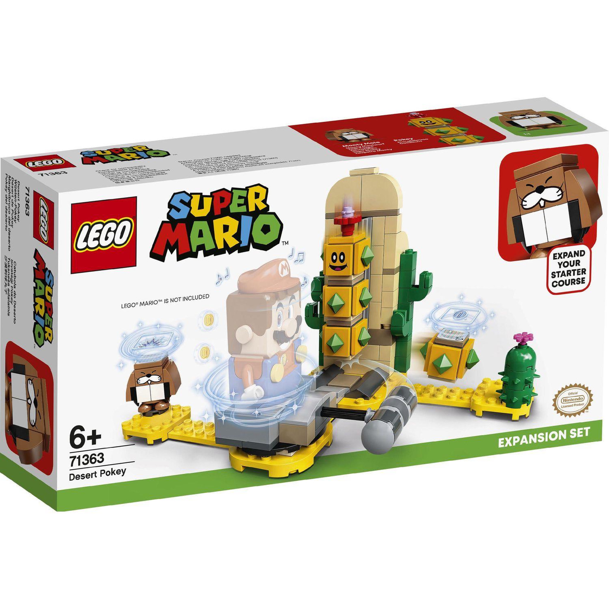 Voir la diapositive 8 : LEGO Super Mario 71363 - Ensemble d'extension Désert de Pokey