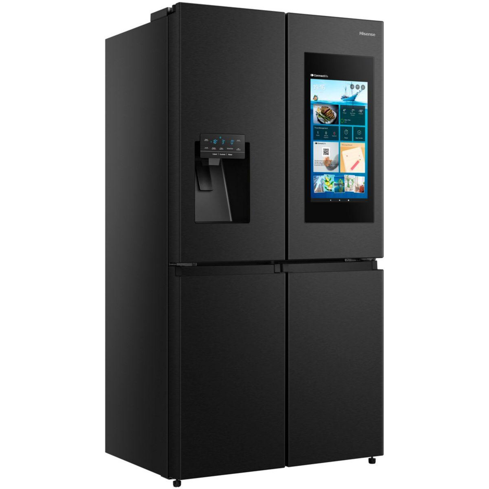 Voir la diapositive 2 : Hisense Réfrigérateur multi portes RQ760N4IFE SmartScreen