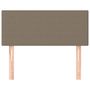 Voir la diapositive 3 : VIDAXL Tete de lit Taupe 80x5x78/88 cm Tissu