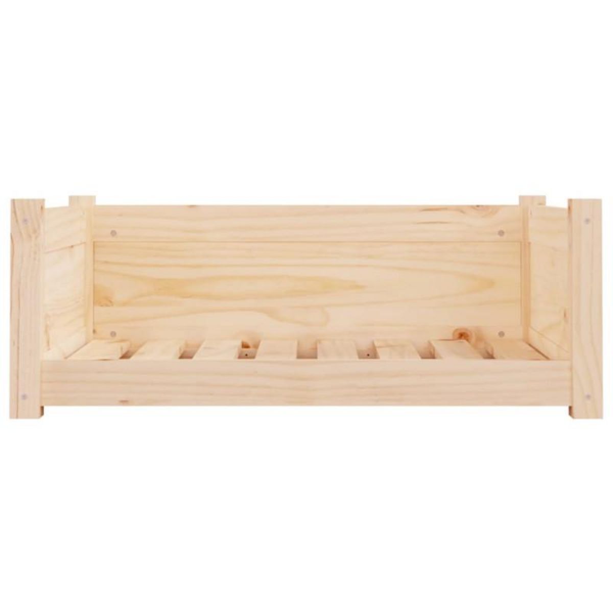 VIDAXL Lit pour chien 75,5x55,5x28 cm Bois massif de pin