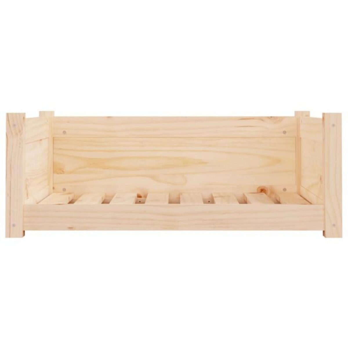 VIDAXL Lit pour chien 75,5x55,5x28 cm Bois massif de pin