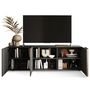 Voir la diapositive 3 : BEST MOBILIER Leon - meuble tv - 3 portes - 181 cm