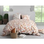 ATELIER DU COTON Parure housse de couette 100% coton 57fils kaylie