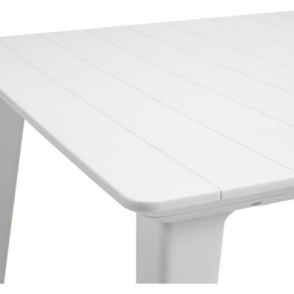 ALLIBERT by KETER Table de jardin - rectangulaire - blanc - en résine - 8 a 10 personnes - Lima -Allibert by KETER