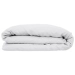 ATMOSPHERA Housse de couette 2 places Morning Sunshine 100% Lin. Coloris disponibles : Jaune