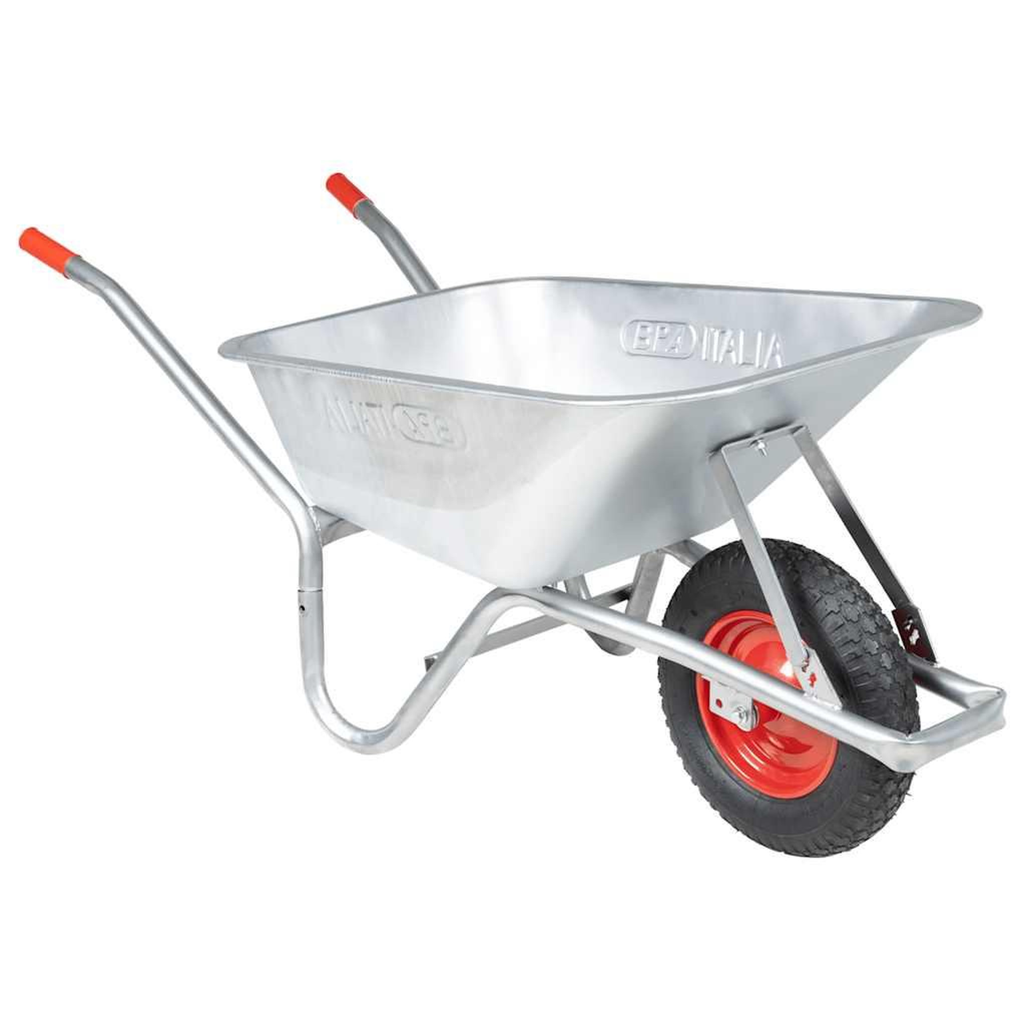 VIDAXL Brouette 90 L 150 kg acier galvanise et plastique