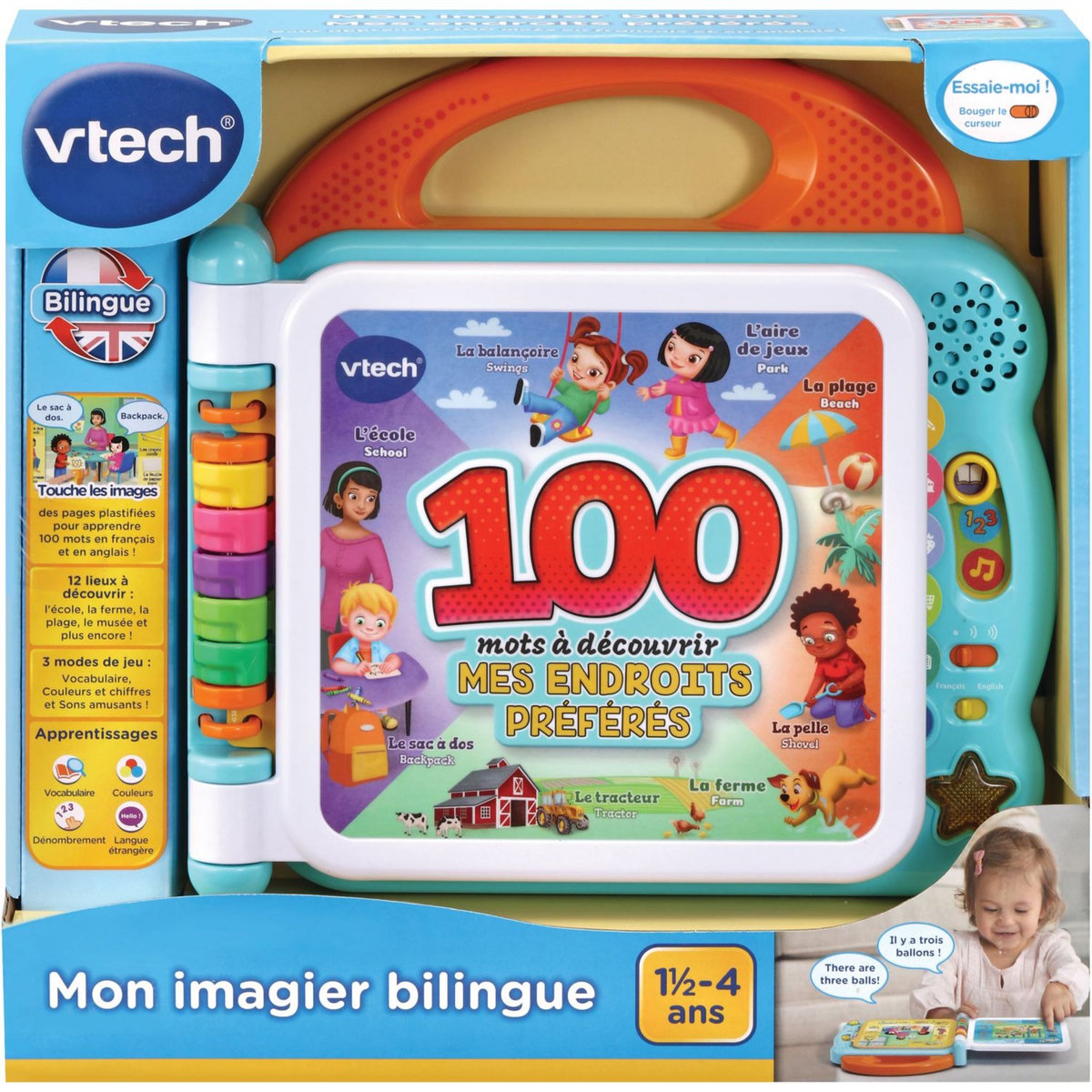 VTECH Mon imagier bilingue - mes endroits préférés 