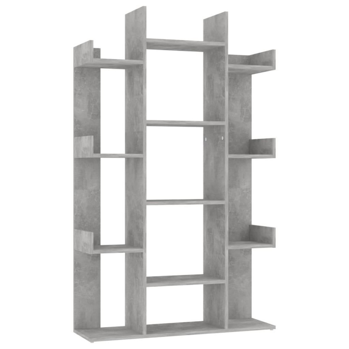 VIDAXL Bibliotheque Gris beton 86x25,5x140 cm Bois d'ingenierie