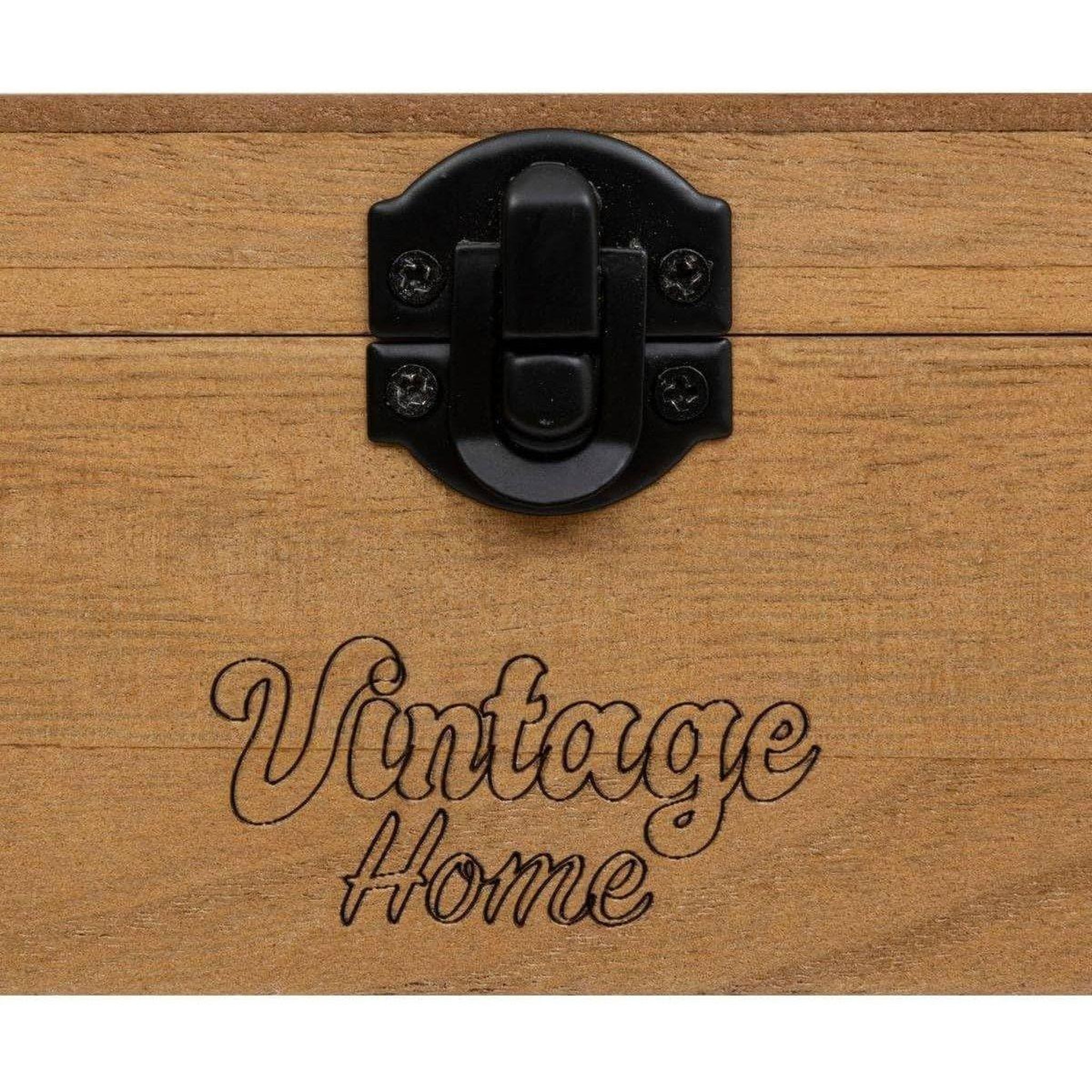 Voir la diapositive 3 : ATMOSPHERA Boîte à bijoux en bois  be vintage  25cm naturel