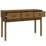 Voir la diapositive 4 : VIDAXL Table console Marron miel 114x40x75 cm Bois massif de pin