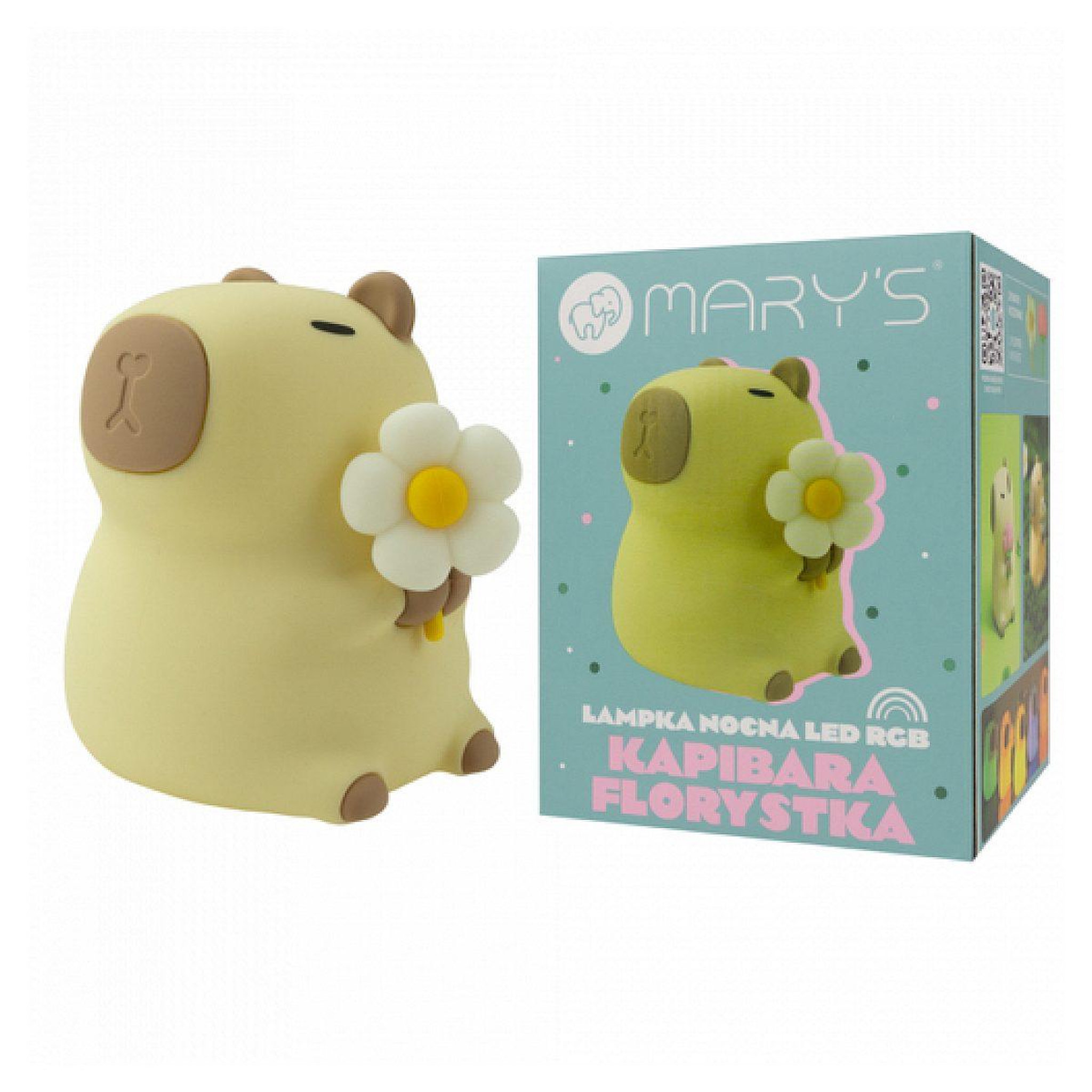 Voir la diapositive 3 : MARY'S Veilleuse led - kapibara florist