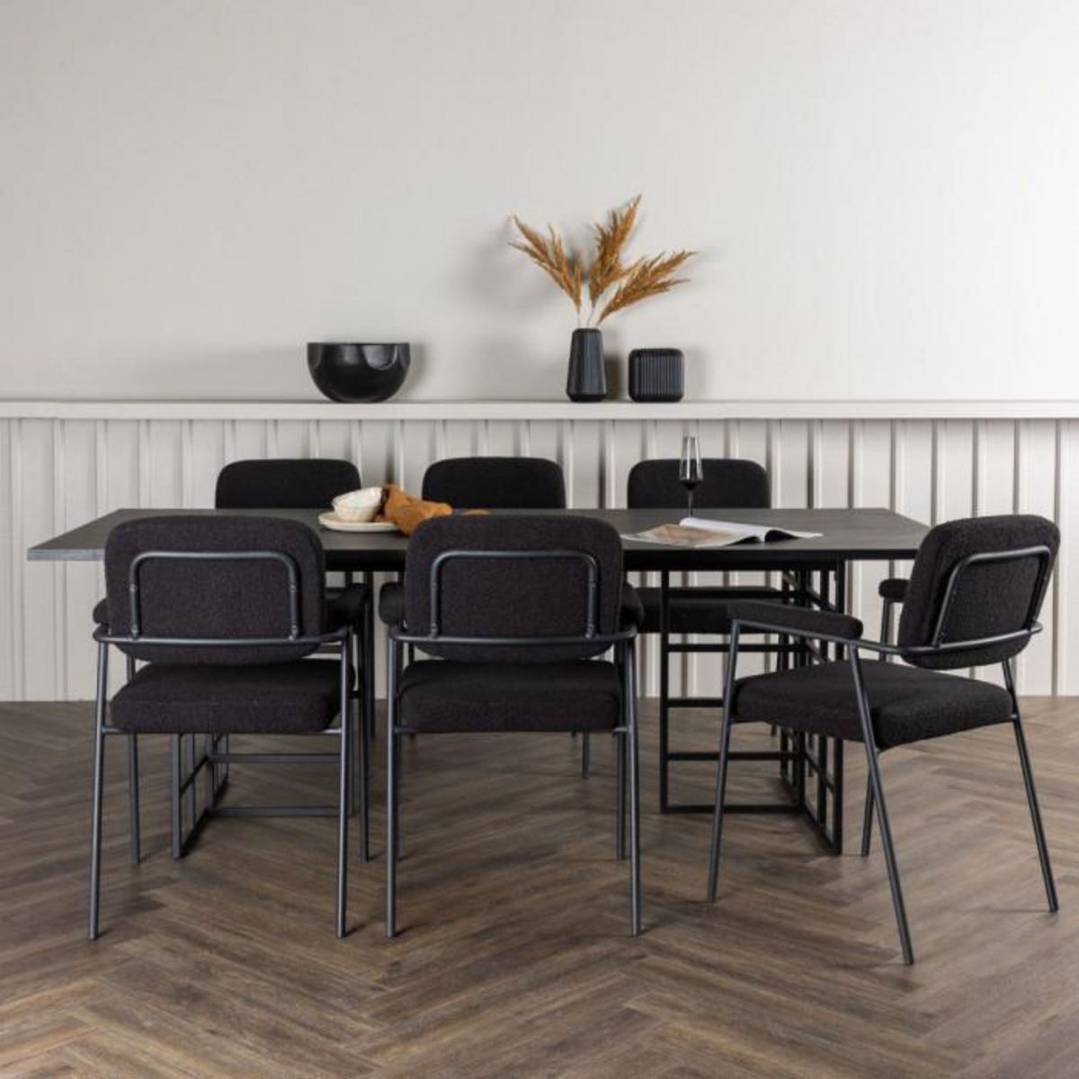 Paris Prix Table à Manger Design  Ystad  220cm Noir