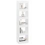 Voir la diapositive 5 : VIDAXL Bibliotheque/Separateur de piece Blanc brillant 40x30x166 cm