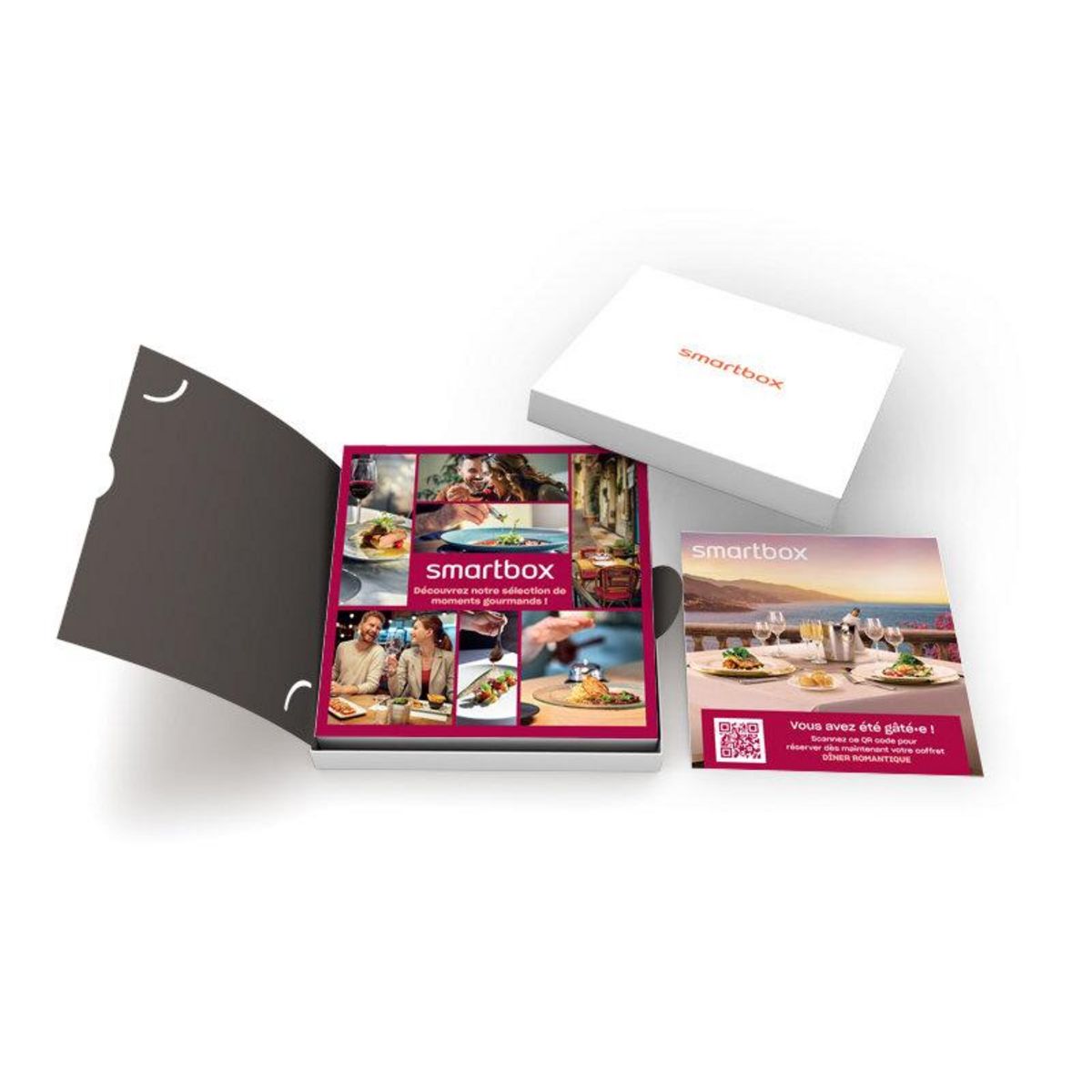 Smartbox Dîner romantique - Coffret Cadeau Gastronomie