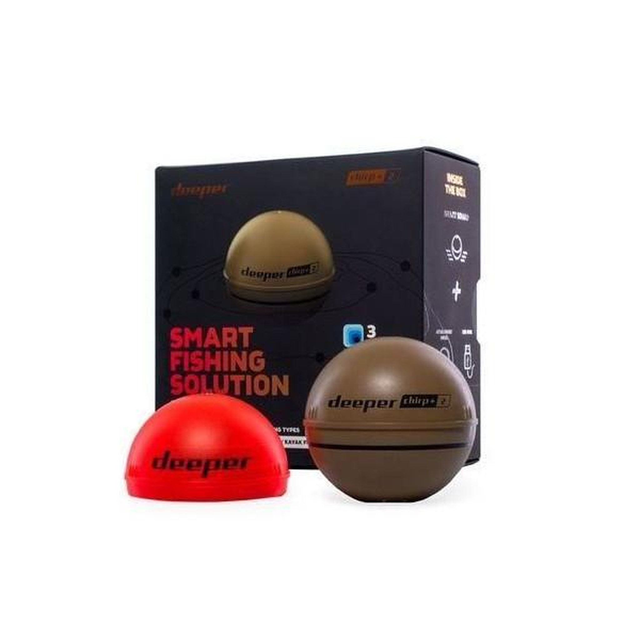 Voir la diapositive 2 : DEEPER DEEPER CHIRP+ V2 - Sondeur de peche portable connecté