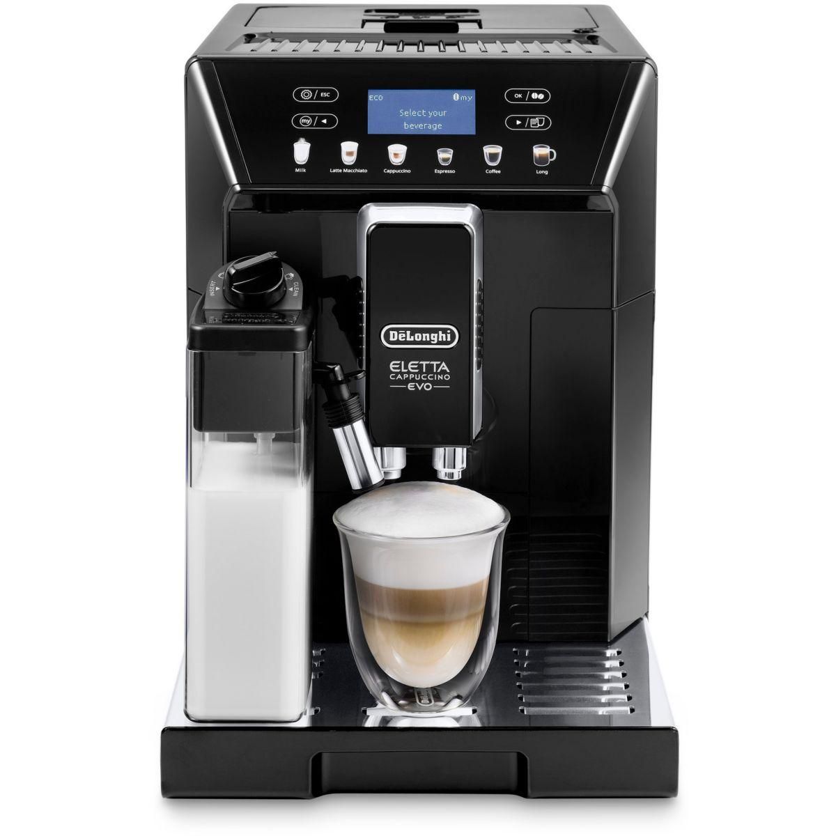 DELONGHI Expresso Broyeur Eletta Evo ECAM46.860.B noir