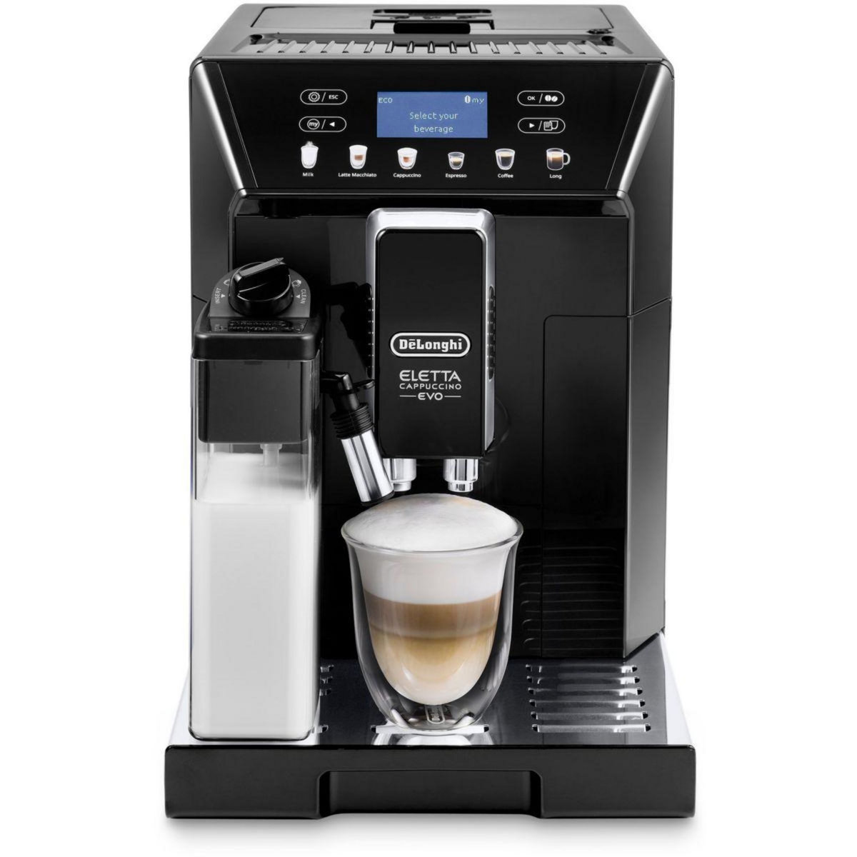 DELONGHI Expresso Broyeur Eletta Evo ECAM46.860.B noir