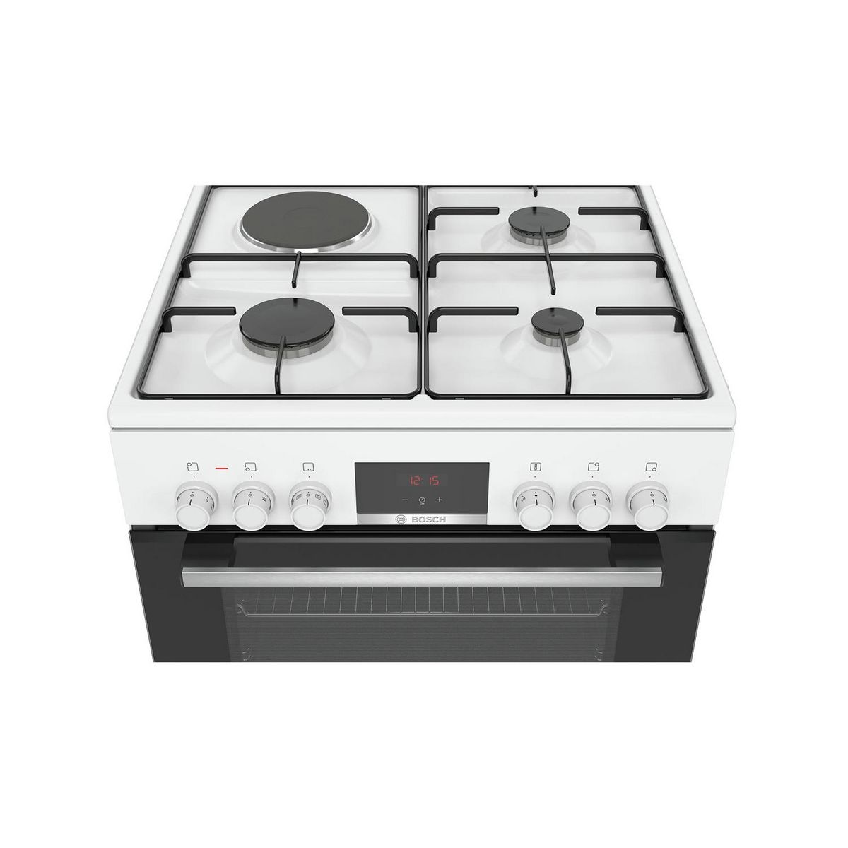 BOSCH Cuisinière mixte a 66l 4 feux blanc - hxr39ig20