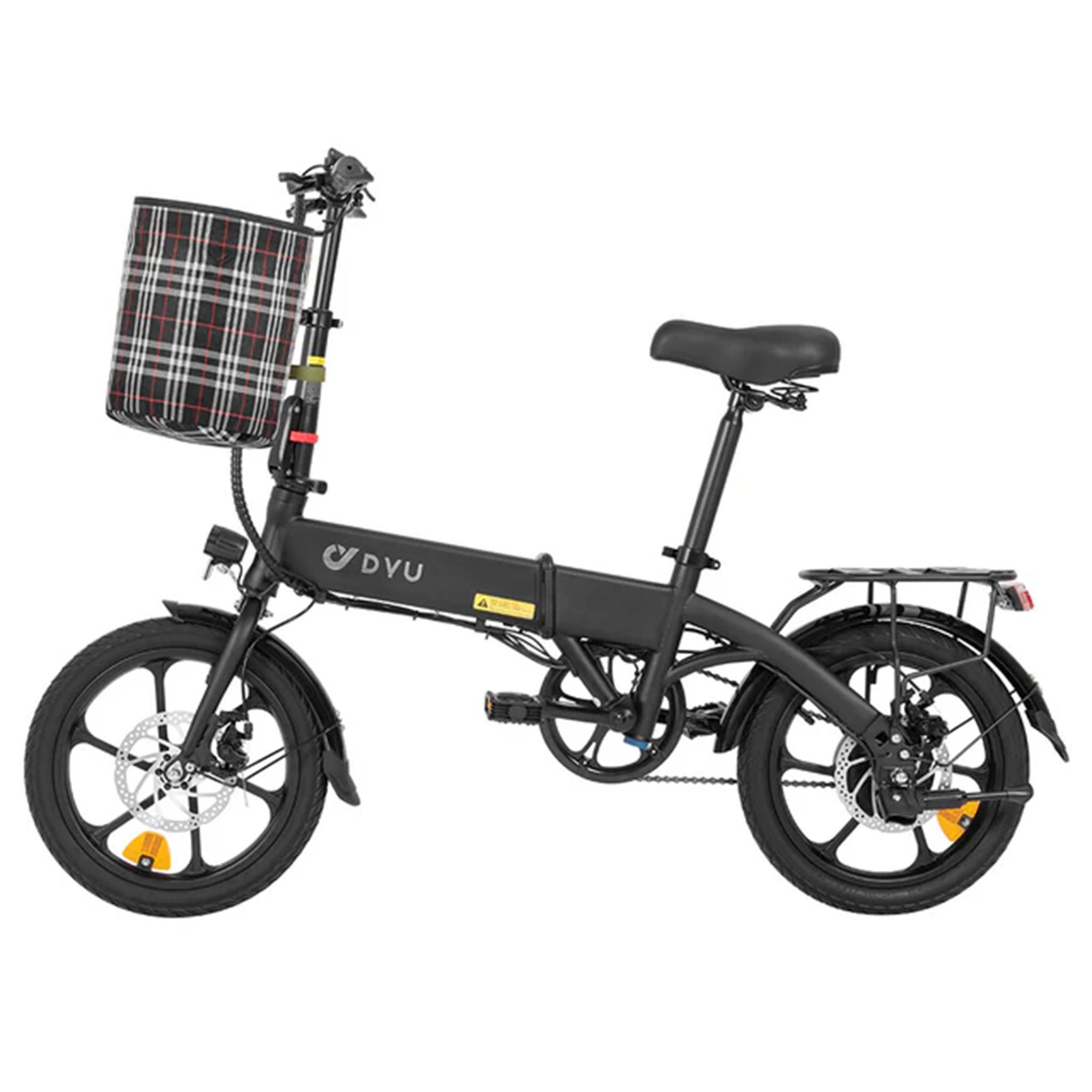 DYU Vélo électrique pliant DYU A1F Pro 16 , 36 V 7,5 Ah, 25 km/h pour les déplacements urbains, noir