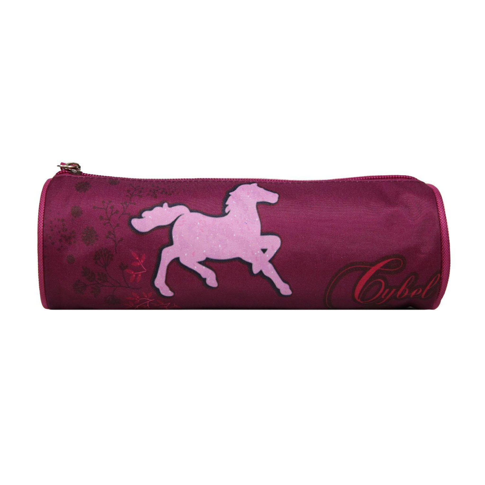 Bagtrotter BAGTROTTER Trousse scolaire ronde Cybel Violette et Rose