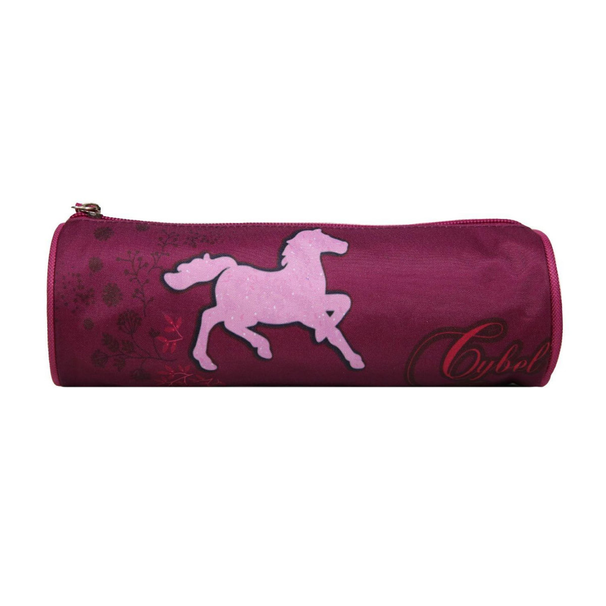 Bagtrotter BAGTROTTER Trousse scolaire ronde Cybel Violette et Rose