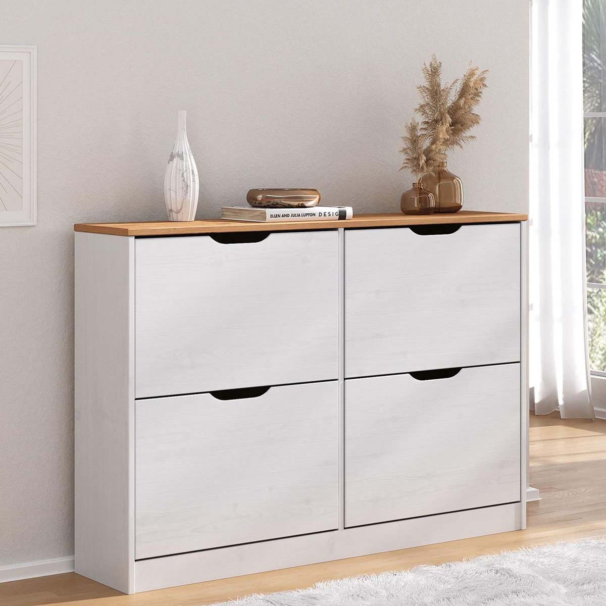 IDIMEX Meuble à chaussures en pin BASIL