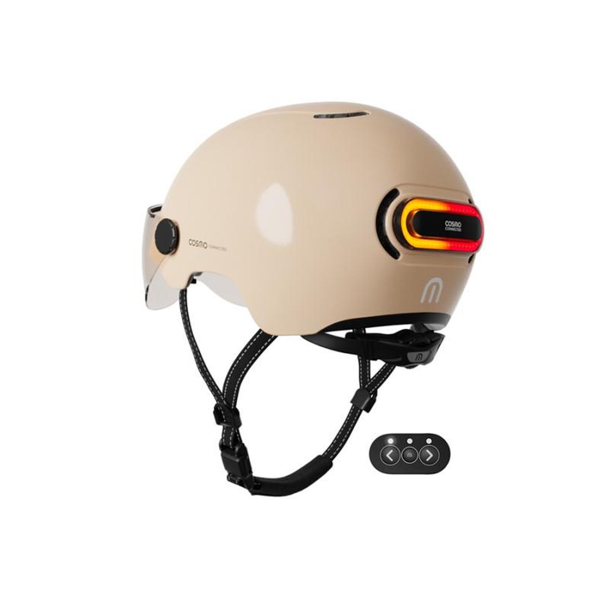 Voir la diapositive 2 : COSMO CONNECTED Casque vélo Cosmo Connected Fusion Sable Brillant