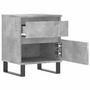 Voir la diapositive 6 : VIDAXL Table de chevet gris béton 40x35x50 cm bois d'ingénierie