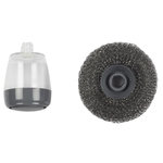 Paris Prix Grattoir à Vaisselle  Réservoir  10cm Noir