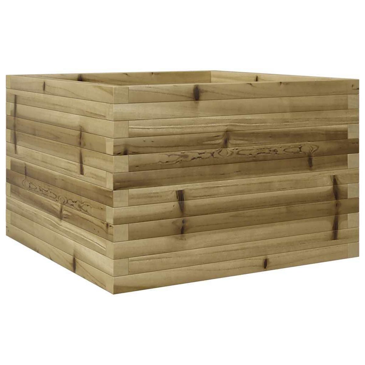 VIDAXL Jardiniere 70x70x46 cm bois de pin impregne