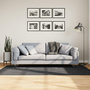 Voir la diapositive 1 : VIDAXL Tapis IZA poils courts style scandinave anthracite 100x200 cm