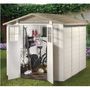Voir la diapositive 2 : Habrita Abri de jardin résine - Avec plancher - 6,03m² - EVO240