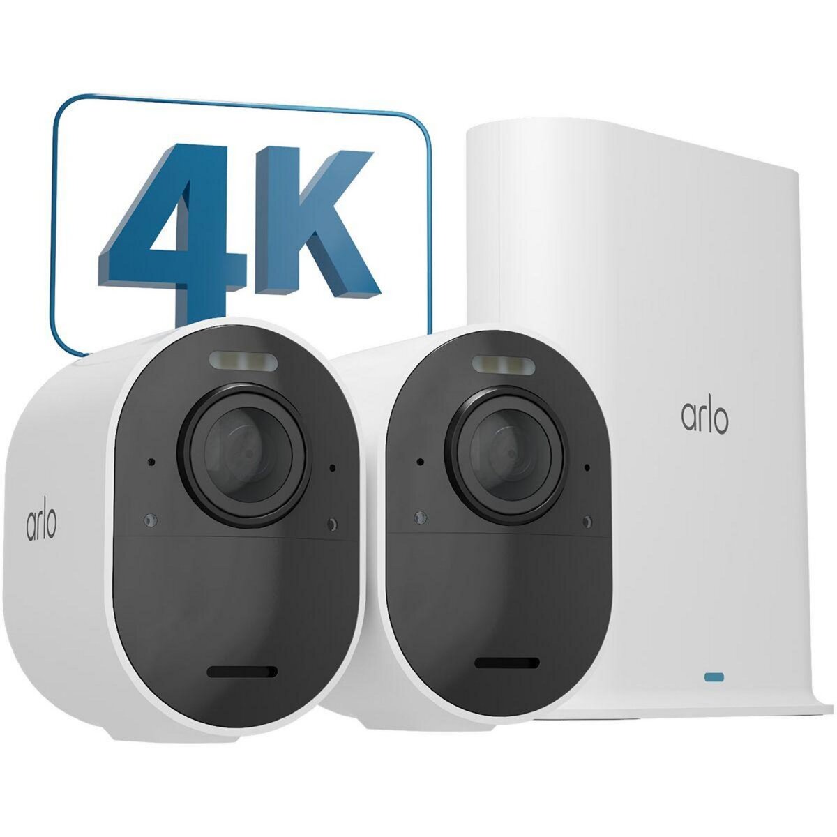 ARLO Caméra de surveillance 2 caméras extérieures blanches Ultra 2