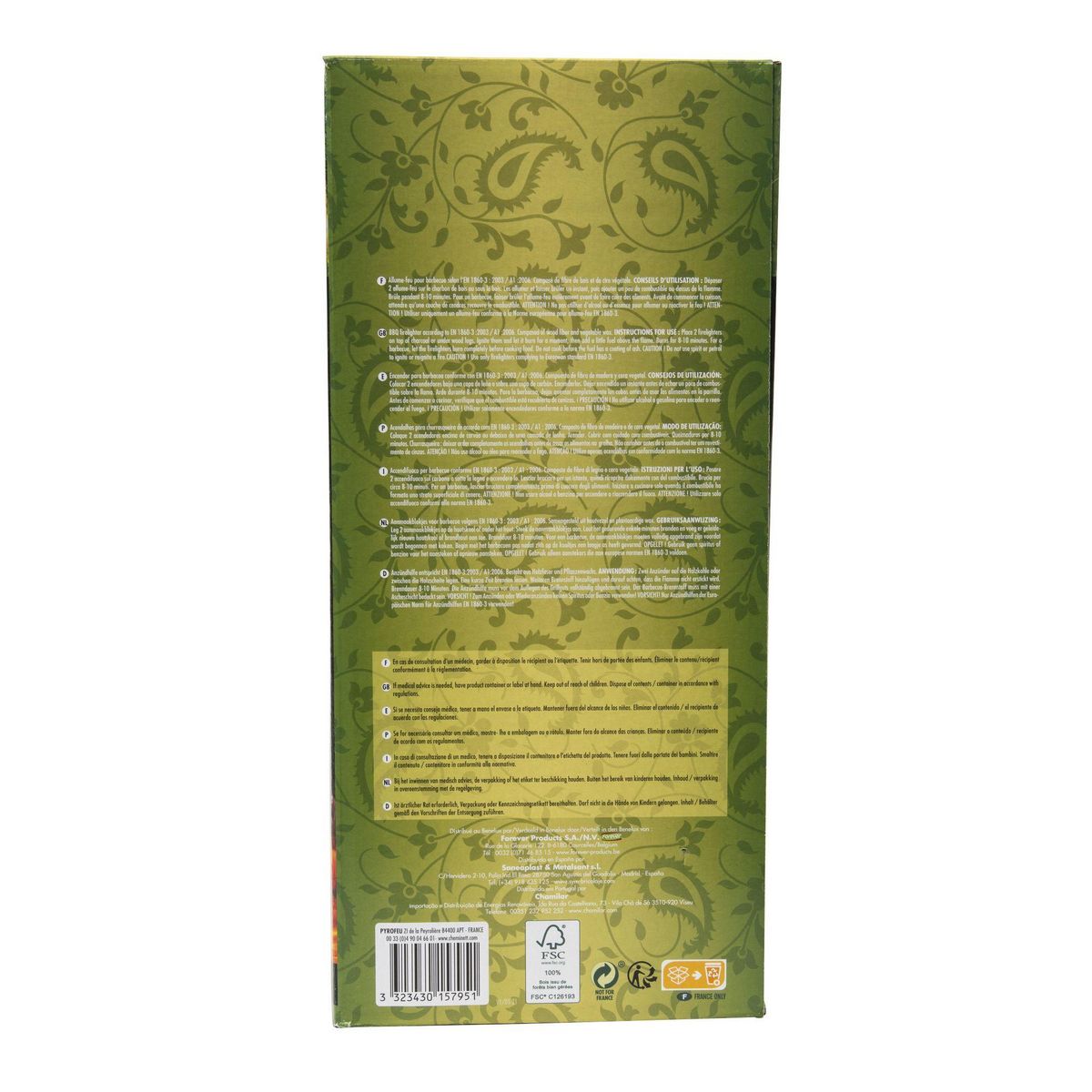 PYROFEU Allume feu laine de bois 100% végétale 5kg