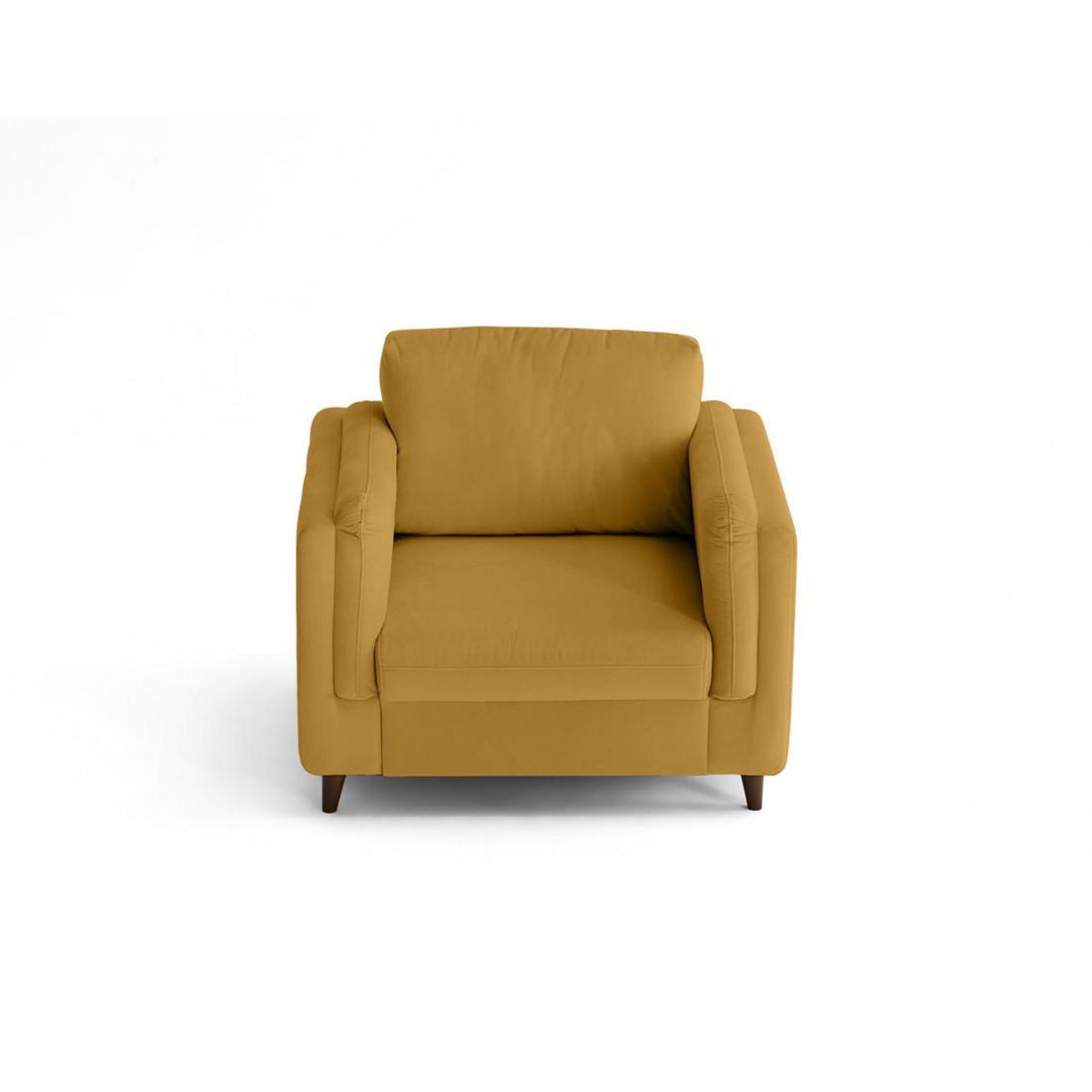LISA DESIGN Brooke - fauteuil en velours pieds en bois