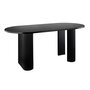 Voir la diapositive 1 : ATMOSPHERA Table Basse Effet Cannelé  Olova  120cm Noir