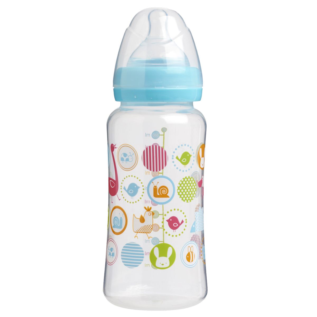AUCHAN BABY Biberon large incassable 360ml tétine silicone