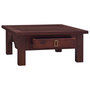 Voir la diapositive 3 : VIDAXL Table basse Marron classique 68x68x30 cm Bois d'acajou massif