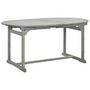 Voir la diapositive 3 : VIDAXL Table a dîner de jardin (160-240)x100x75cm Bois d'acacia massif