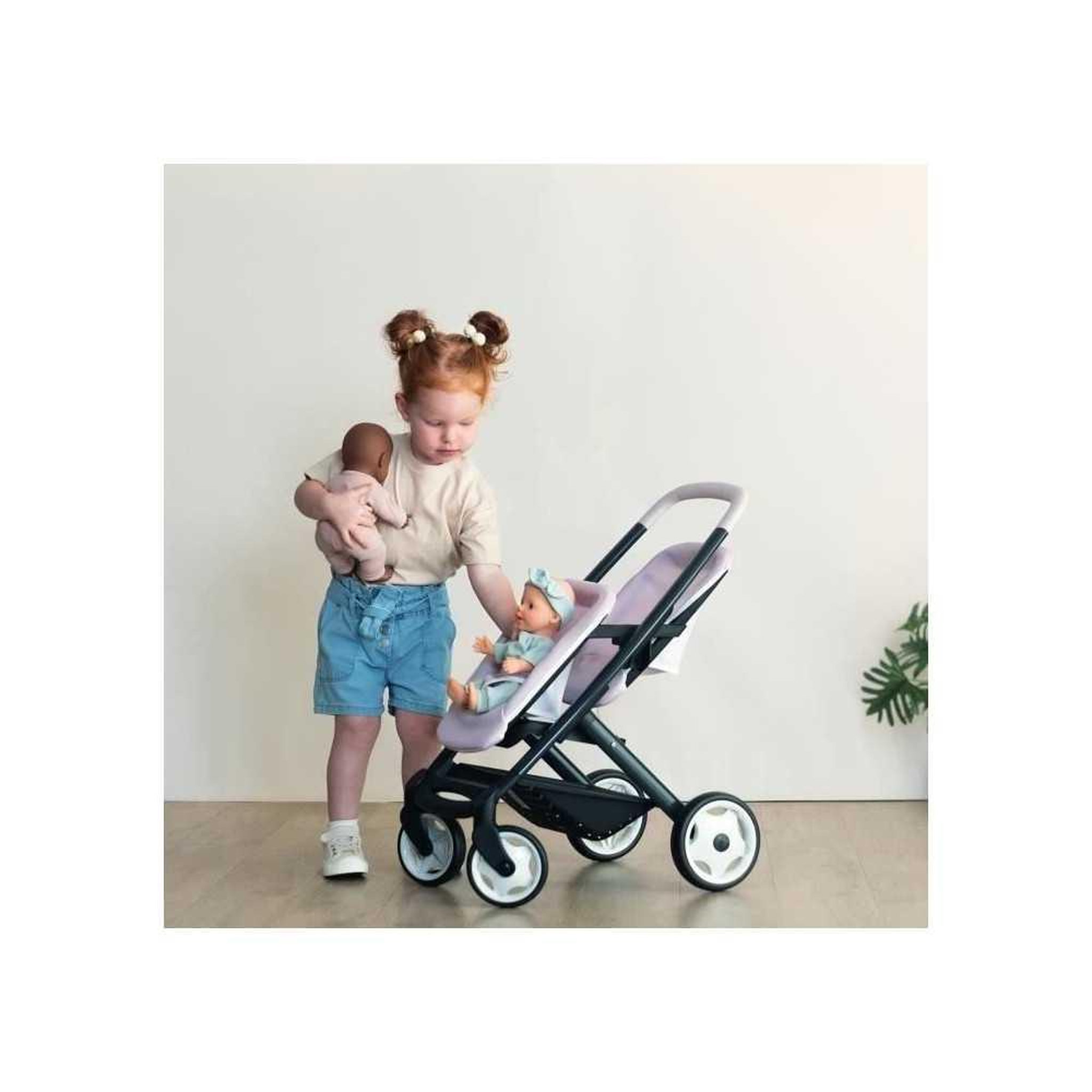Voir la diapositive 3 : SMOBY SMOBY - Maxi-Cosi Poussette Jumeaux Rose - des 3 ans