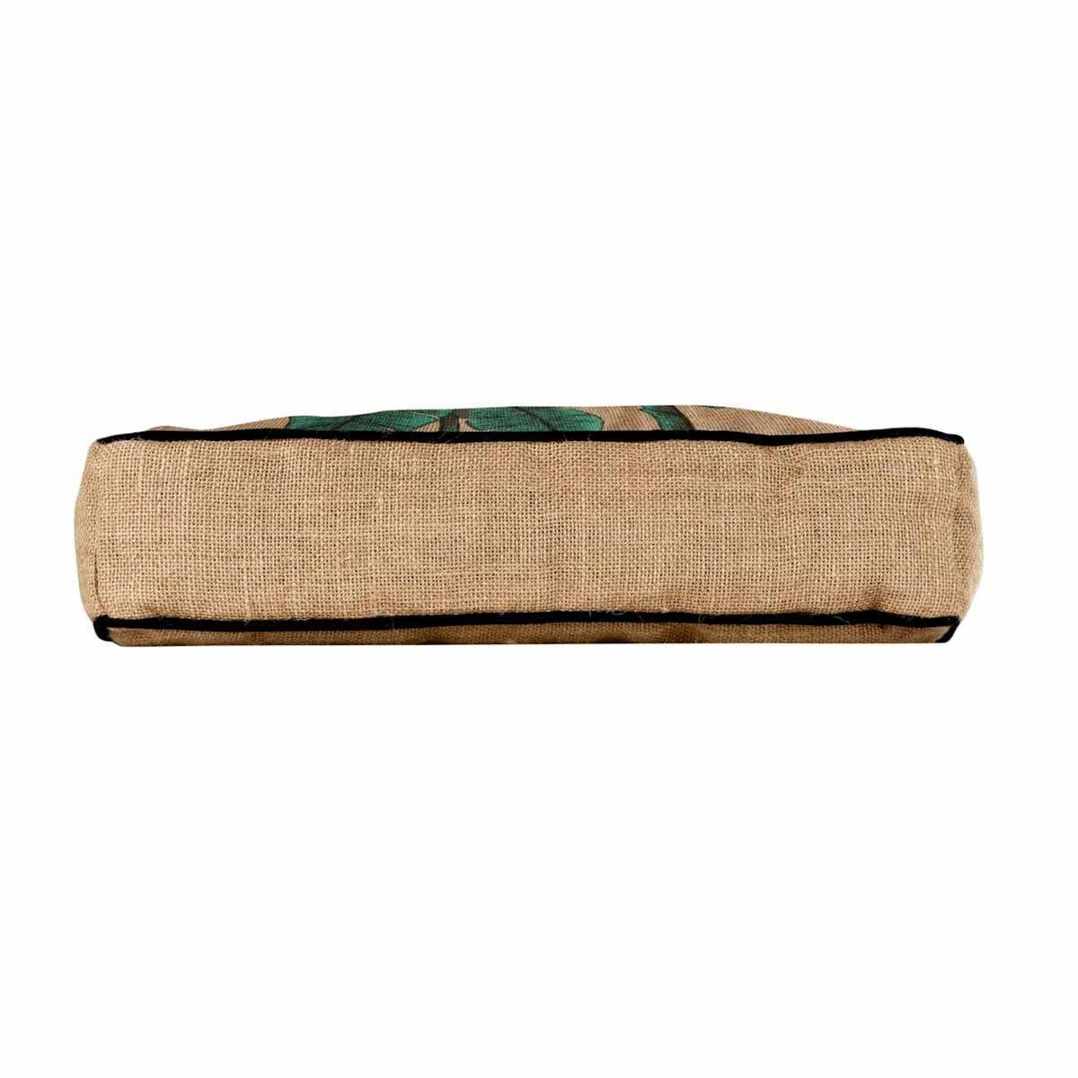 Paris Prix Coussin de Sol Imprimé  Balinesia  40x40cm Naturel