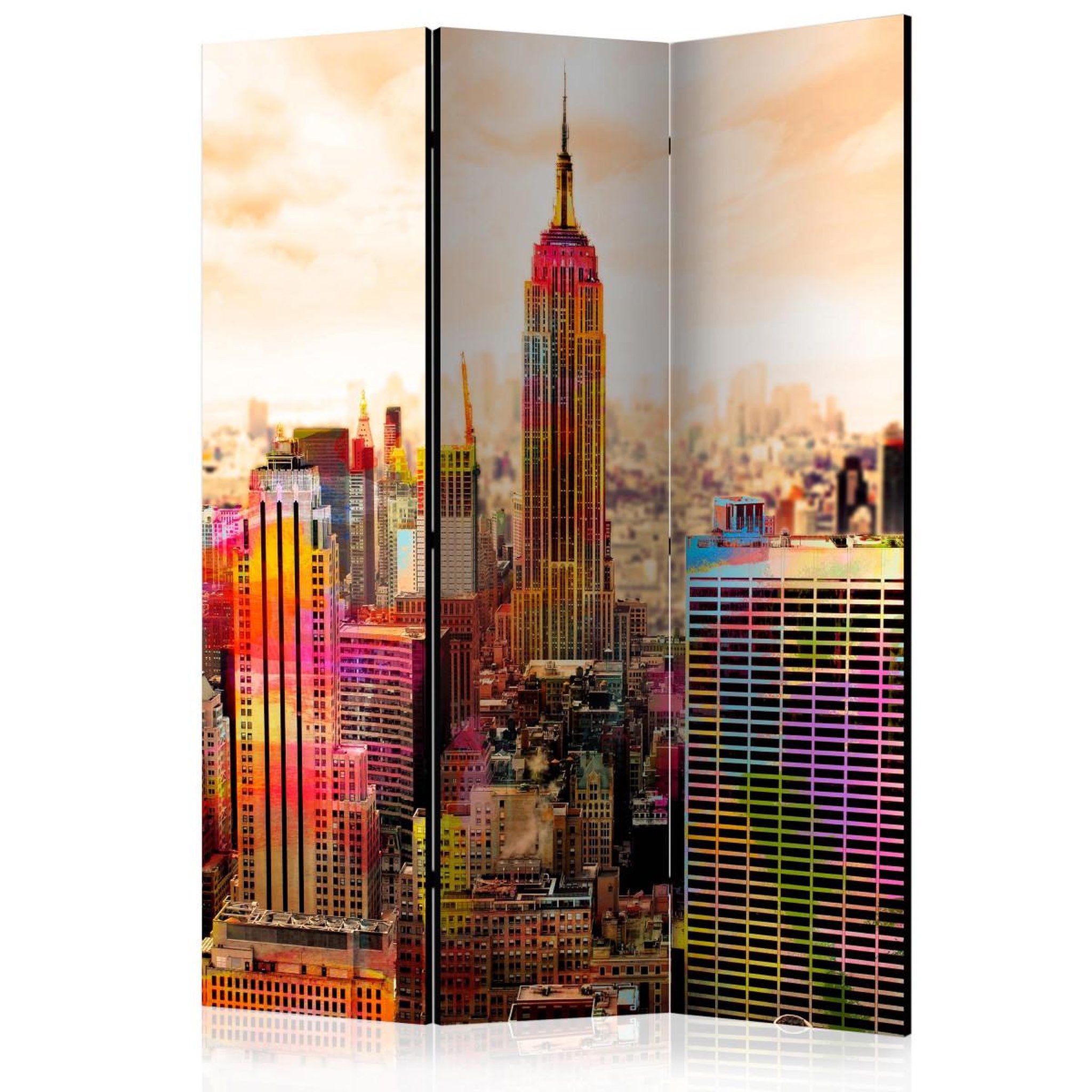Paris Prix Paravent 3 volets  colors of new york city iii  135x172cm