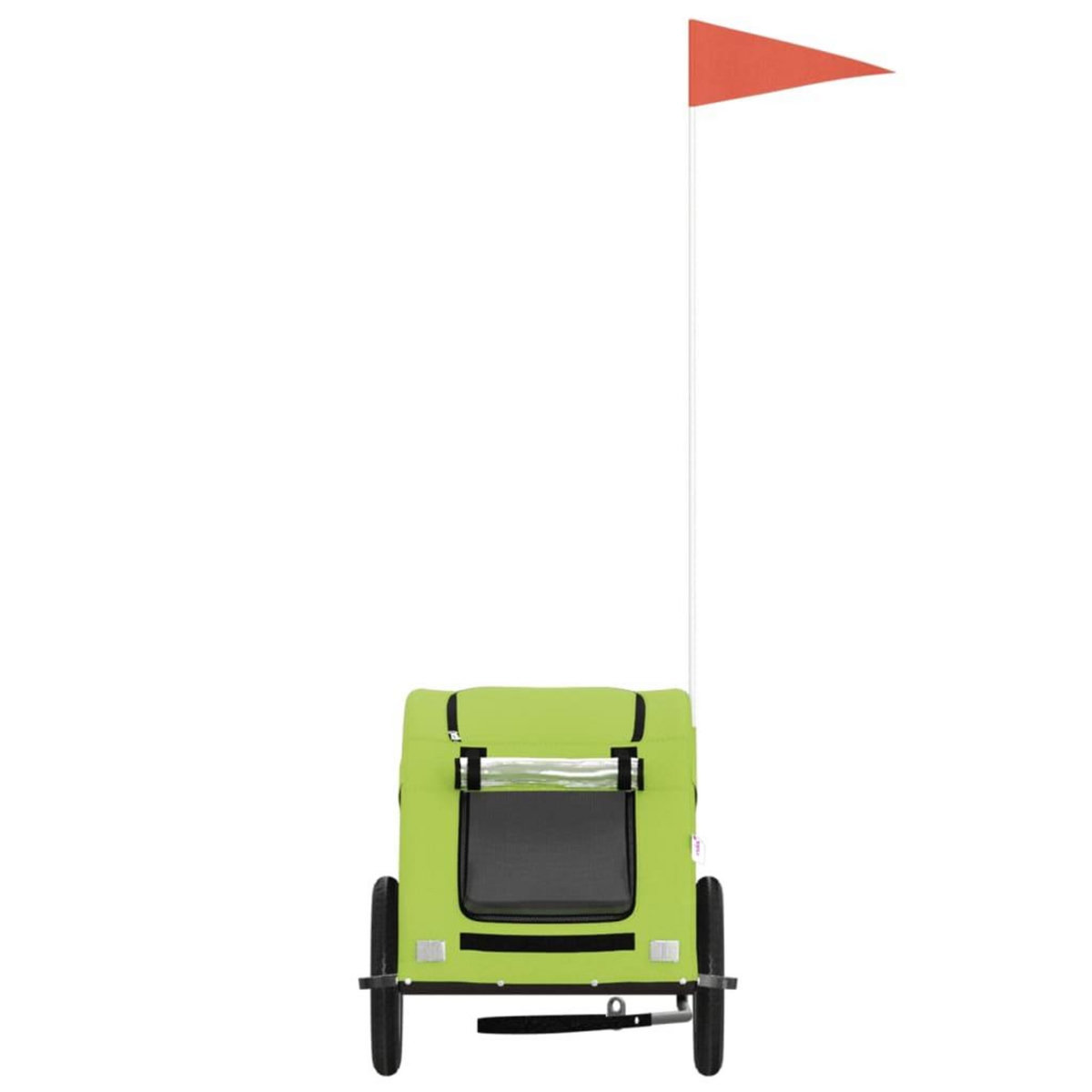 VIDAXL Remorque de velo pour animaux de compagnie vert